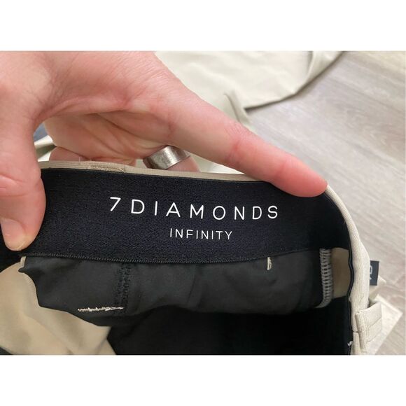 7Diamonds NWT Infinity™ Chino Pant in Khaki, Size 34 x 32, MSRP $125 - Picture 8 of 11